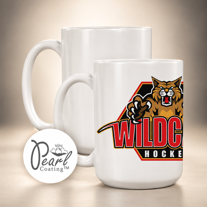 Custom 15 oz Photo Mug – Pearl Coating