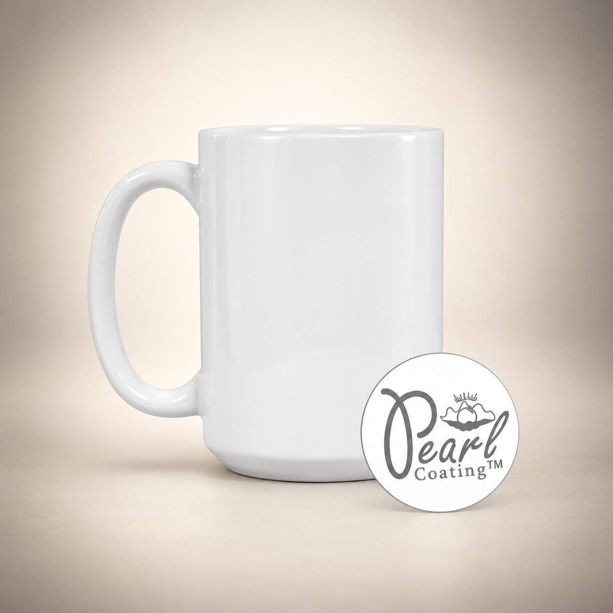 Custom 15 oz Photo Mug – Pearl Coating