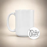 Custom 15 oz Photo Mug – Pearl Coating