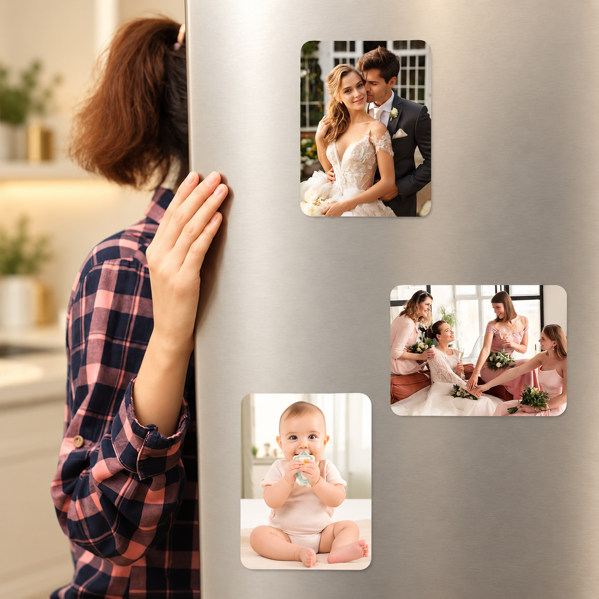 Personalized Sublimation Photo Magnet – 5.5 × 7.5 cm