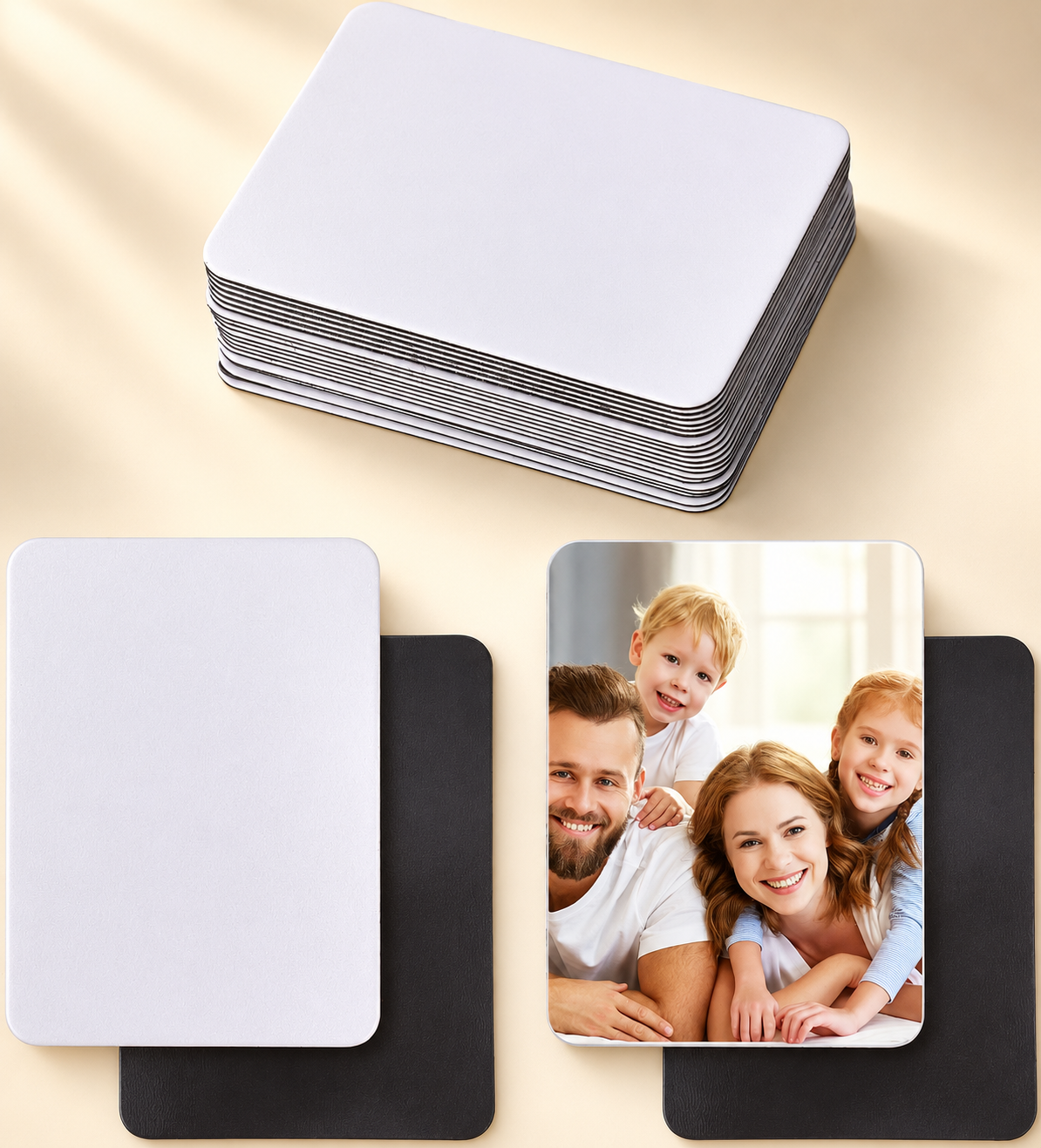 Personalized Sublimation Photo Magnet – 5.5 × 7.5 cm