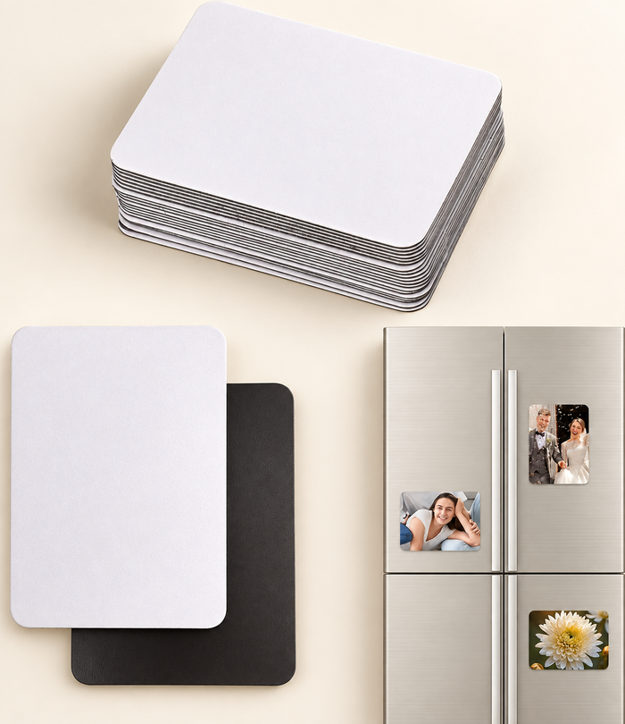 Personalized Sublimation Photo Magnet – 5.5 × 7.5 cm